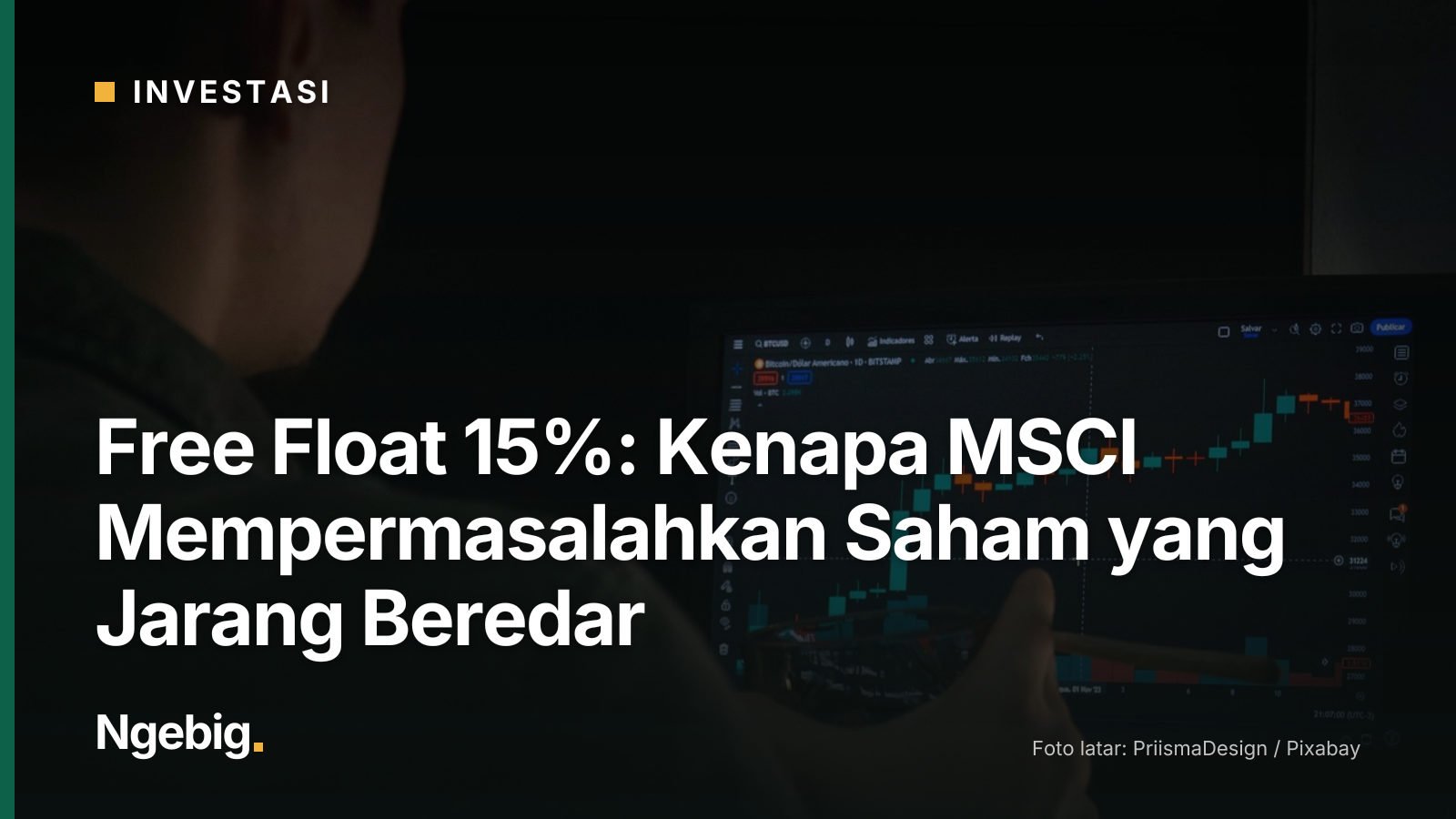 Sampul artikel Free Float 15%: Kenapa MSCI Mempermasalahkan Saham yang Jarang Beredar dengan latar foto man, drinking, whi...